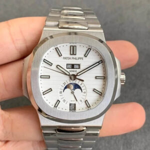 Patek Philippe Nautilus 5726/1A-010 Moonphase GR Factory Stainless Steel Strap Replica Watch