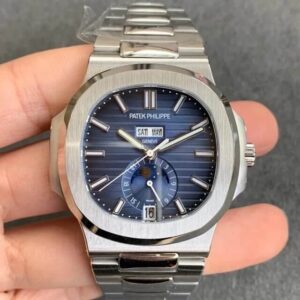 Patek Philippe Nautilus 5726/1A-014 Moonphase GR Factory Stainless Steel Strap Replica Watch