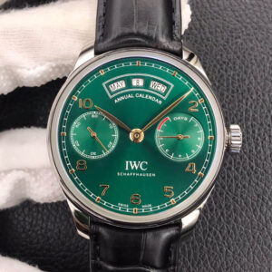 IWC Portugieser IW503510 ZF Factory Green Dial Replica Watch