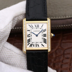 Cartier Tank Ladies K11 Factory White Dial Replica Watch