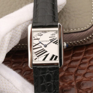 Cartier Tank W5200018 K11 Factory White Dial Replica Watch