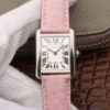 Cartier Tank Ladies Stainless Steel White Dial Replica Watch