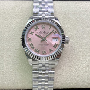 Rolex Datejust M279174-0017 28MM EW Factory Pink Dial Replica Watch