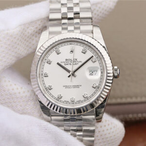 Rolex Datejust M126331 EW Factory White Diamond-set Dial Replica Watch
