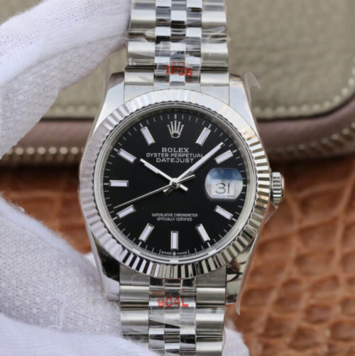 Rolex Datejust M126234-0015 GM Factory Black Dial Replica Watch