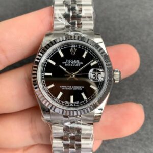 Rolex Datejust M178274-0004 GS Factory Black Dial Replica Watch