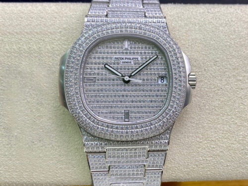 Patek Philippe Nautilus 5719/1G-001 PPF Factory Diamond Dial Replica Watch