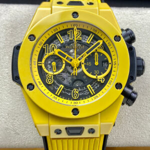 Hublot BIG BANG Unico 441.CY.471Y.RX ZF Factory Yellow Ceramic Replica Watch