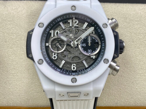 Hublot BIG BANG Unico 421.HX.1170.RX ZF Factory White Ceramic Case Replica Watch