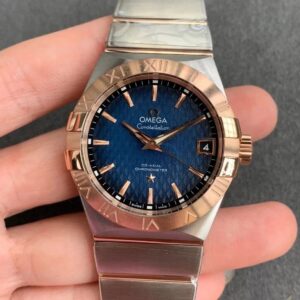 Omega Constellation 123.20.38.21.03.001 VS Factory Rose Gold Replica Watch