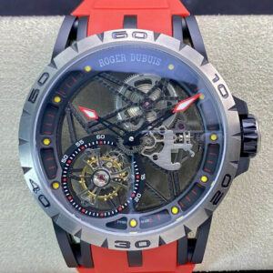 Roger Dubuis Excalibur RDDBEX0549 BBR Factory Tourbillon Titanium Case Replica Watch