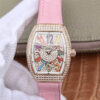 Franck Muller Vanguard Ladies ABF Factory Rose Gold Diamond-set Dial Replica Watch