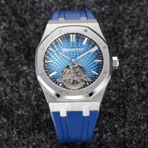 Audemars Piguet Royal Oak Tourbillon R8 Factory V3 Blue Strap Replica Watch