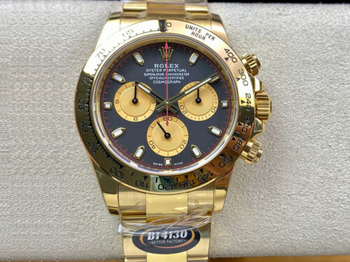 Rolex Daytona M116508-0009 BT Factory Yellow Gold Replica Watch