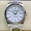 Rolex Datejust M126334-0009 Clean Factory White Dial Replica Watch