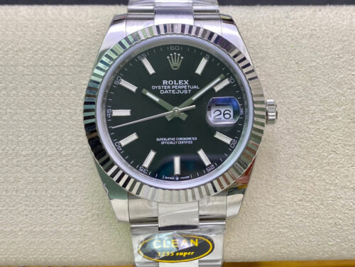 Rolex Datejust M126334-0017 Clean Factory Black Dial Replica Watch