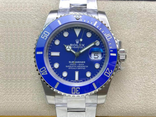 Rolex Submariner 116619LB-97209 VS Factory Blue Dial Replica Watch