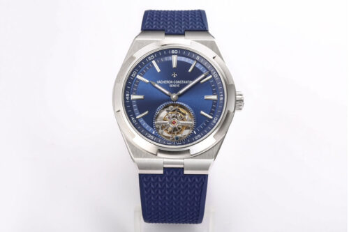 Vacheron Constantin Overseas Tourbillon 6000V/110A-B544 BBR Factory Blue Rubber Strap Replica Watch