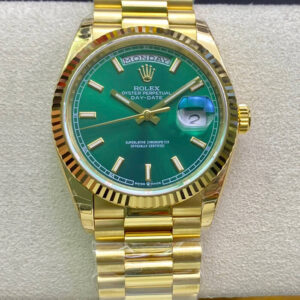 Rolex Day Date 118238 EW Factory Green Dial Replica Watch