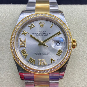 Rolex Datejust M126283RBR-0018 EW Factory Diamond-set Bezel Replica Watch