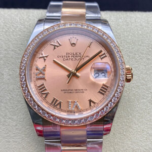 Rolex Datejust M126281RBR-0016 EW Factory Rose Gold Replica Watch