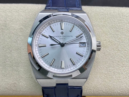 Vacheron Constantin Overseas 4500V 8F Factory Blue Leather Strap Replica Watch