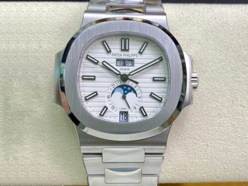 Patek Philippe Nautilus 5726/1A-010 PPF Factory White Dial Replica Watch