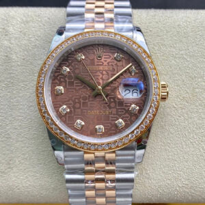 Rolex Datejust M126281RBR-0013 BP Factory Rose Gold Replica Watch