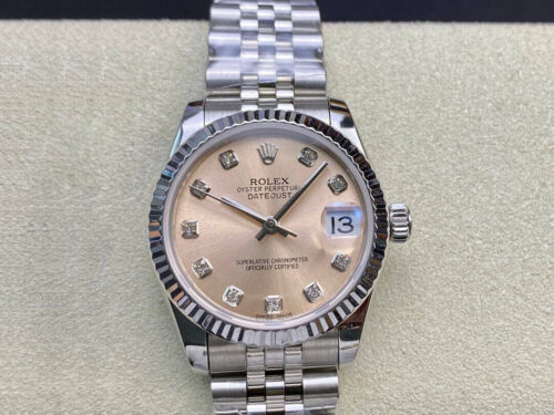 Rolex Datejust 31MM EW Factory Diamond-set Dial Replica Watch