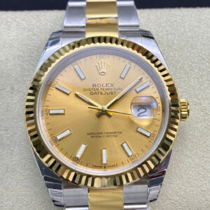 Rolex Datejust M126333-0009 EW Factory Yellow Gold Replica Watch