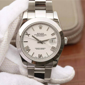 Rolex Datejust 41MM EW Factory White Dial Replica Watch
