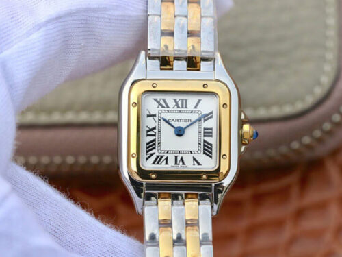 Panthere De Cartier W2PN0006 8848 Factory White Dial Replica Watch