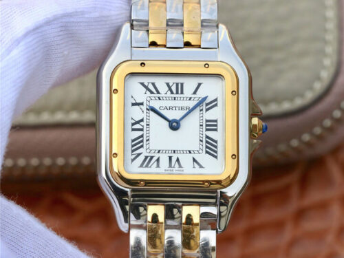 Panthere De Cartier W2PN0007 27MM 8848 Factory White Dial Replica Watch