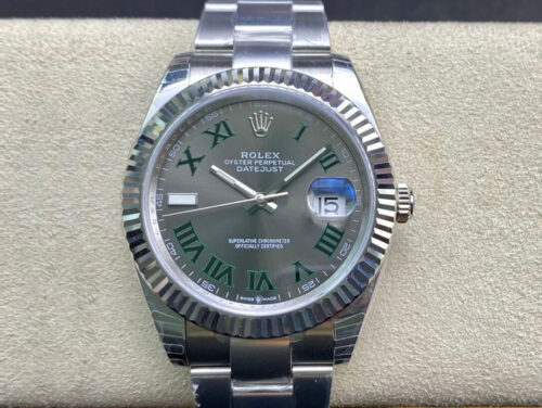 Rolex Datejust M126334-0021 EW Factory Grey Dial Replica Watch