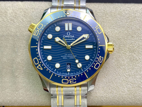 Omega Seamaster Diver 300M 210.20.42.20.03.001 OR Factory Blue Dial Replica Watch