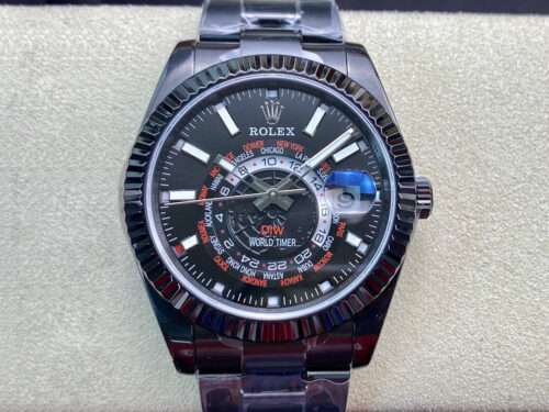 Rolex Sky Dweller 40MM WWF Factory DIW All Black Replica Watch