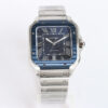 Santos De Cartier GF Factory Stainless Steel Blue Dial Replica Watch