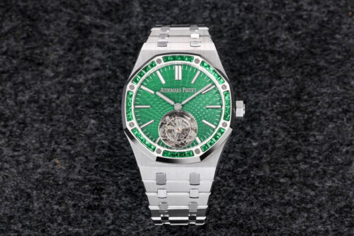 Audemars Piguet Royal Oak Tourbillon 26532IC.EE.1220TI.01 R8 Factory Green Dial Replica Watch
