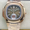 Patek Philippe Nautilus 5980-1R 3K Factory V2 Rose Gold Replica Watch