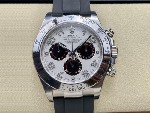 Rolex Cosmograph Daytona 116519 Clean Factory Silvery White Dial Replica Watch
