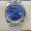 Rolex Day Date M228236-0007 EW Factory Blue Dial Replica Watch
