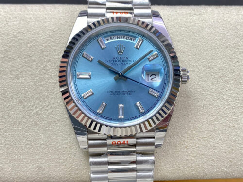Rolex Day Date M228236-0006 EW Factory Diamond-set Dial Replica Watch