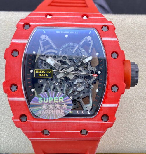 Richard Mille RM035-02 RM Factory Red Carbon Fiber Case Replica Watch