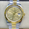 Rolex Datejust M126333-0009 VS Factory Gold Dial Replica Watch