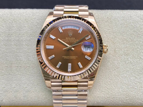 Rolex Day Date 228235 EW Factory V2 Rose Gold Replica Watch