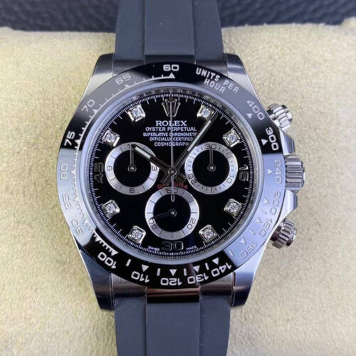 Rolex Cosmograph Daytona M116519LN-0025 Clean Factory Diamond-set Dial Replica Watch
