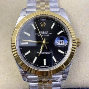 Rolex Datejust M126333-0014 VS Factory Black Dial Replica Watch