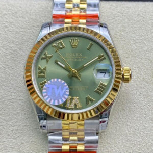 Rolex Datejust 178273 31MM TW Factory Green Dial Replica Watch