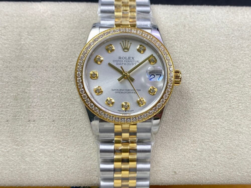 Rolex Datejust M278383RBR-0020 31MM EW Factory Yellow Gold Replica Watch