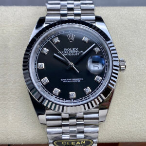 Rolex Datejust M126334-0012 Clean Factory Black Dial Replica Watch